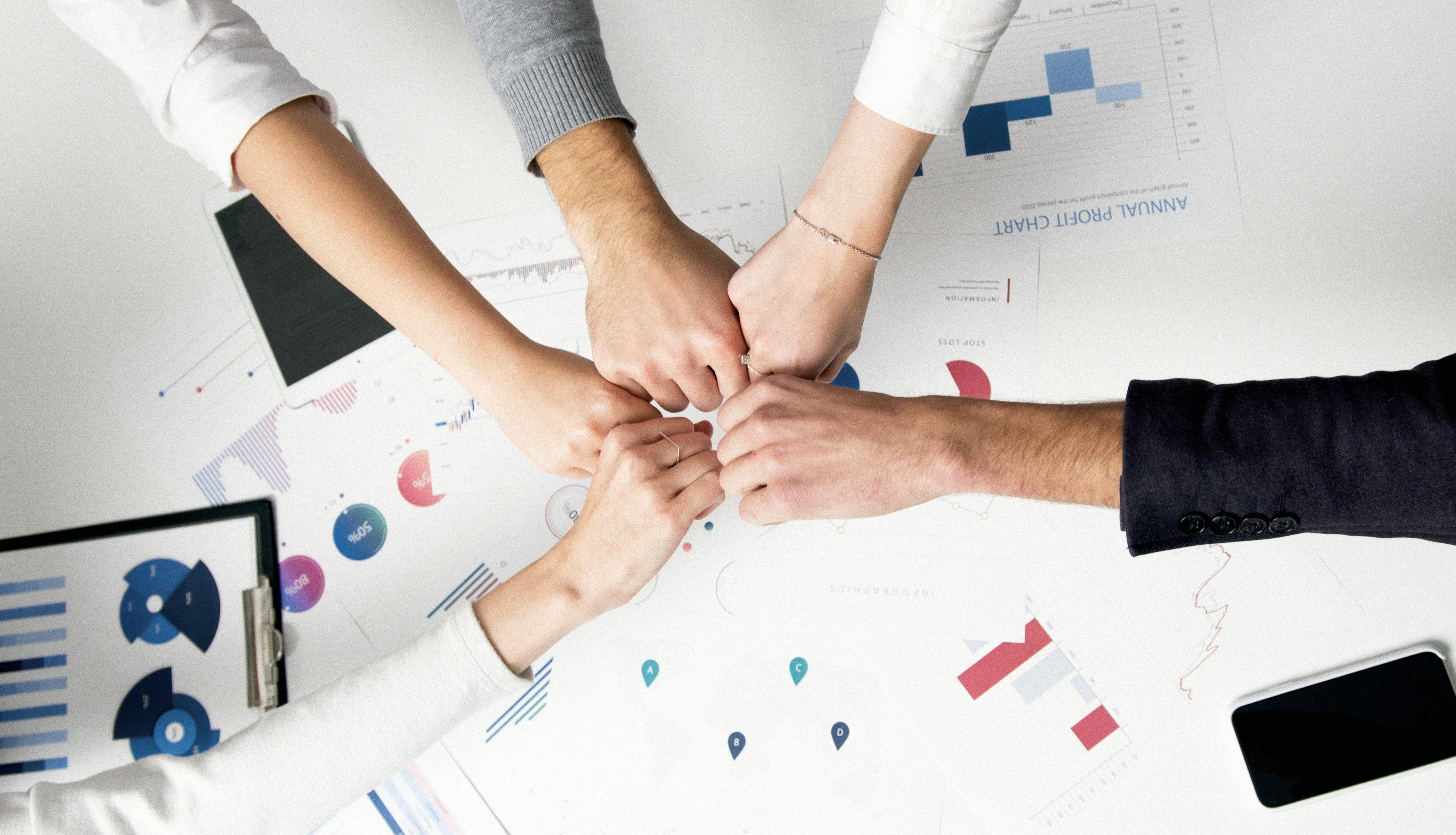 Successful business partnership