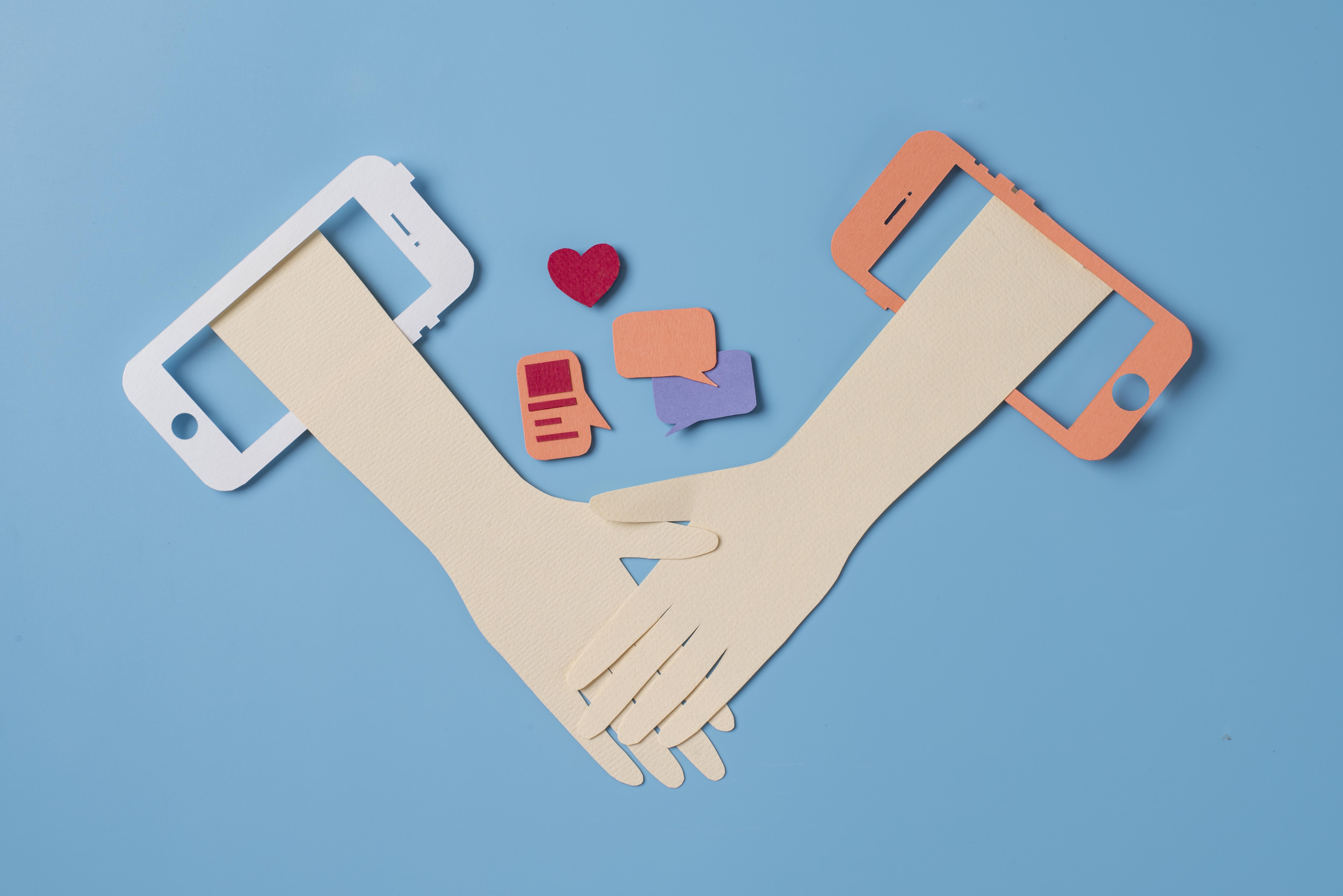 Support and communication concept